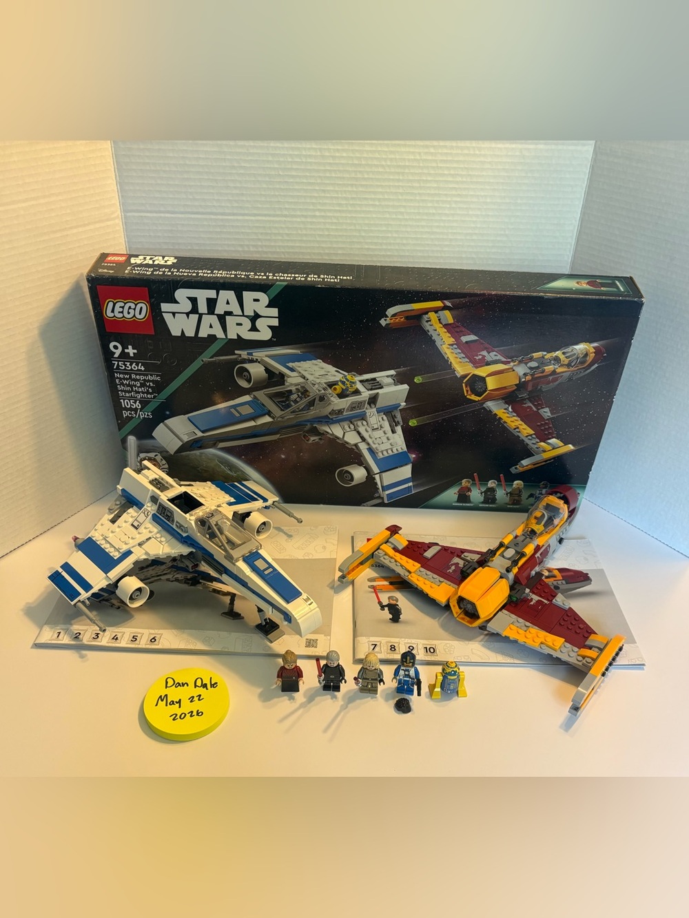 75364 LEGO Star Wars Ahsoka New Republic E-wing vs. Shin Hati's Starfighter